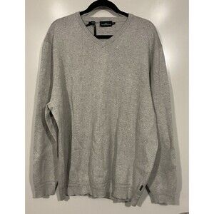 Rodd & Gunn Men’s Kelvin Grove Knit V Neck Sweater Pebble Gray Sz 3XL NWT